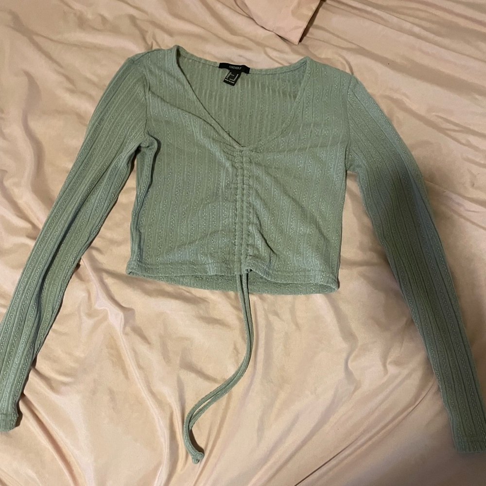 forever 21 Long Sleeve Crop top